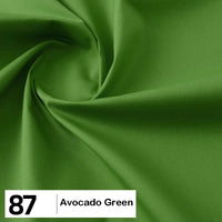Cotton Poplin Fabric By The Yard | Lightweight Plain Poplin Material | Poplin Shirting Textile