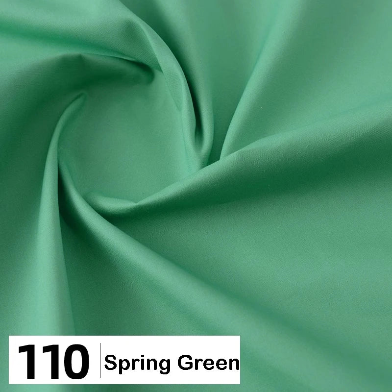 Cotton Poplin Fabric By The Yard | Lightweight Plain Poplin Material | Poplin Shirting Textile