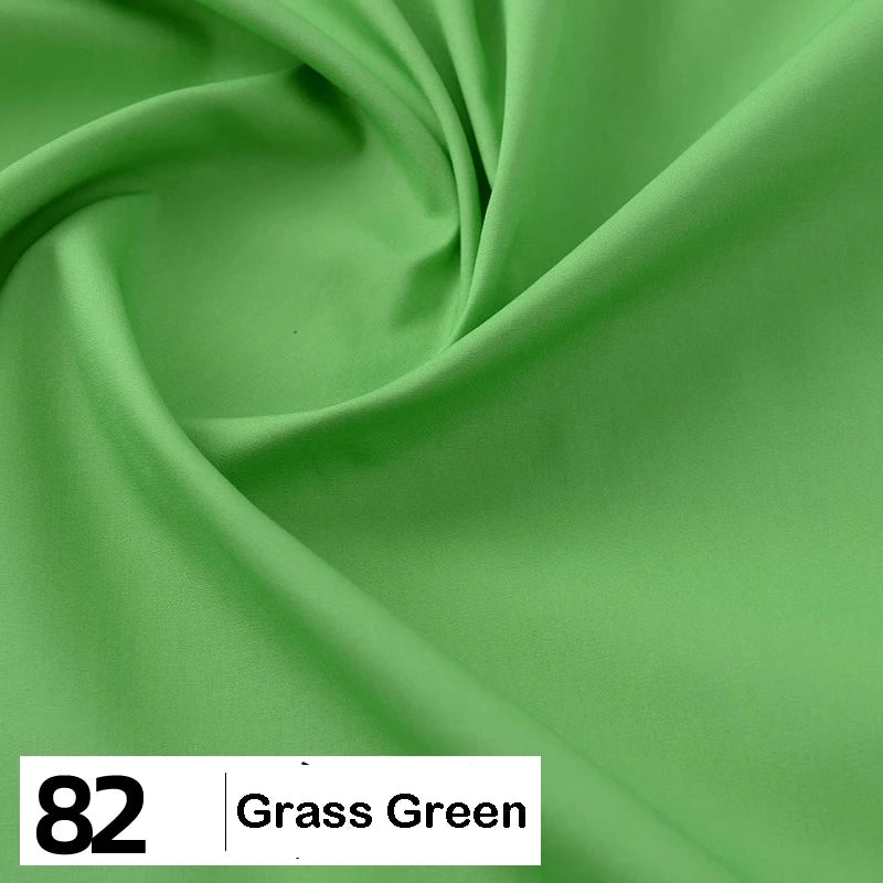 Cotton Poplin Fabric By The Yard | Lightweight Plain Poplin Material | Poplin Shirting Textile