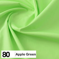 Cotton Poplin Fabric By The Yard | Lightweight Plain Poplin Material | Poplin Shirting Textile
