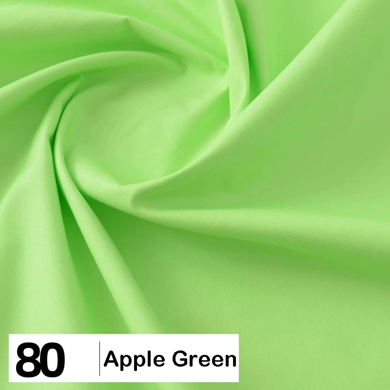 Cotton Poplin Fabric By The Yard | Lightweight Plain Poplin Material | Poplin Shirting Textile