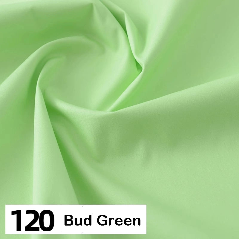Cotton Poplin Fabric By The Yard | Lightweight Plain Poplin Material | Poplin Shirting Textile