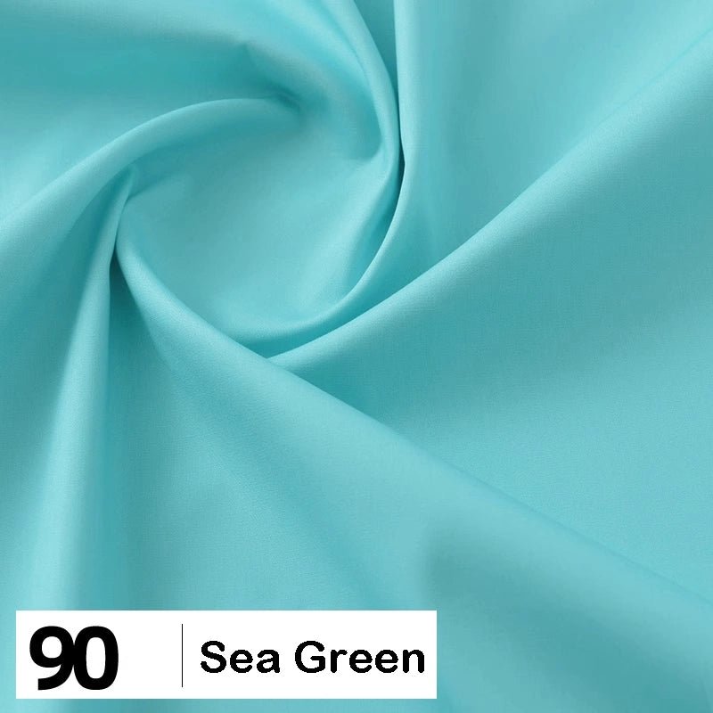 Cotton Poplin Fabric By The Yard | Lightweight Plain Poplin Material | Poplin Shirting Textile