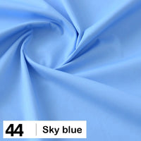 Cotton Poplin Fabric By The Yard | Lightweight Plain Poplin Material | Poplin Shirting Textile