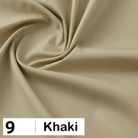 Cotton Poplin Fabric By The Yard | Lightweight Plain Poplin Material | Poplin Shirting Textile