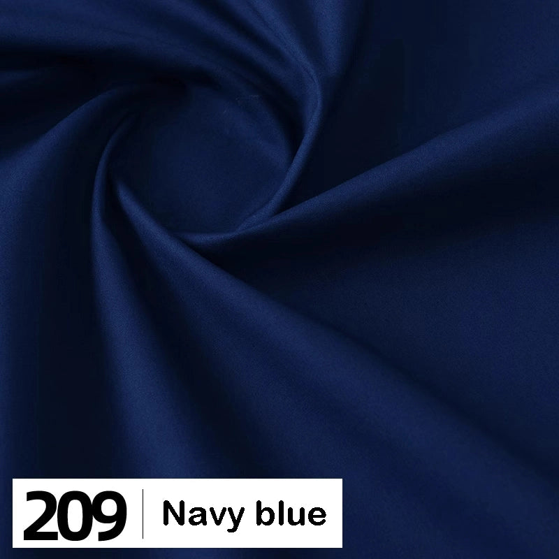 Cotton Poplin Fabric By The Yard | Lightweight Plain Poplin Material | Poplin Shirting Textile