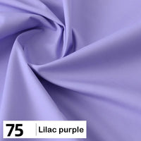 Cotton Poplin Fabric By The Yard | Lightweight Plain Poplin Material | Poplin Shirting Textile