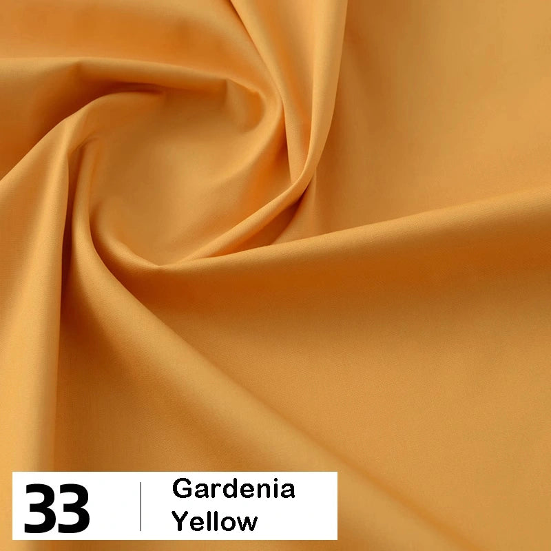 Cotton Poplin Fabric By The Yard | Lightweight Plain Poplin Material | Poplin Shirting Textile