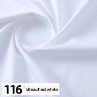 Cotton Poplin Fabric By The Yard | Lightweight Plain Poplin Material | Poplin Shirting Textile