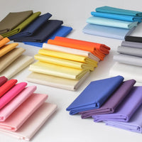 Cotton Poplin Fabric By The Yard | Lightweight Plain Poplin Material | Poplin Shirting Textile