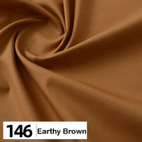 Cotton Poplin Fabric By The Yard | Lightweight Plain Poplin Material | Poplin Shirting Textile