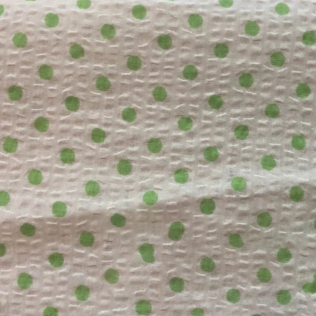 dotsprintedseersuckerfabric