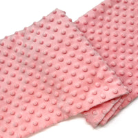 Dotted Minky Fabric By The Yard | Multicolor 3D Polka Dot Minky Material | Soft Mochi Minky For DIY Craft Sewing
