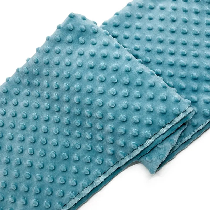 Dotted Minky Fabric By The Yard | Multicolor 3D Polka Dot Minky Material | Soft Mochi Minky For DIY Craft Sewing