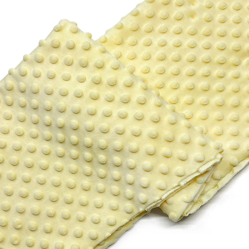 Dotted Minky Fabric By The Yard | Multicolor 3D Polka Dot Minky Material | Soft Mochi Minky For DIY Craft Sewing