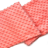 Dotted Minky Fabric By The Yard | Multicolor 3D Polka Dot Minky Material | Soft Mochi Minky For DIY Craft Sewing