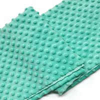 Dotted Minky Fabric By The Yard | Multicolor 3D Polka Dot Minky Material | Soft Mochi Minky For DIY Craft Sewing