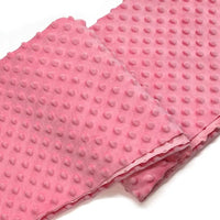 Dotted Minky Fabric By The Yard | Multicolor 3D Polka Dot Minky Material | Soft Mochi Minky For DIY Craft Sewing