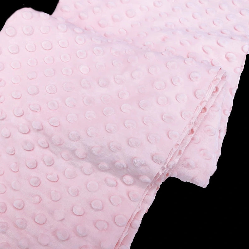 Dotted Minky Fabric By The Yard | Multicolor 3D Polka Dot Minky Material | Soft Mochi Minky For DIY Craft Sewing