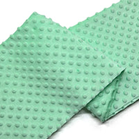 Dotted Minky Fabric By The Yard | Multicolor 3D Polka Dot Minky Material | Soft Mochi Minky For DIY Craft Sewing