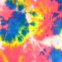 Longon Craft’s Double Sided Polar Fleece Fabric by the Yard features a vibrant tie dye watercolor print in pink, blue, yellow, and green on thick, soft fleece—ideal for cozy sewing, clothing, or creative projects.