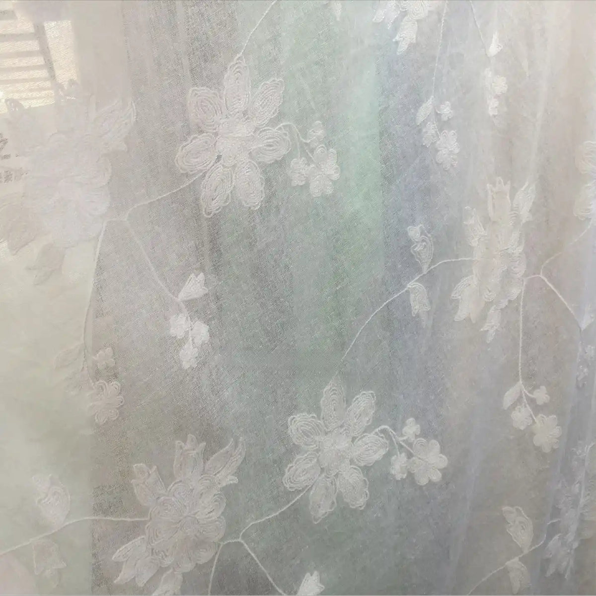 embroideredlinengauzefabricbytheyard