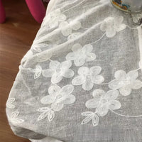 embroideredlinengauzefabricbytheyard