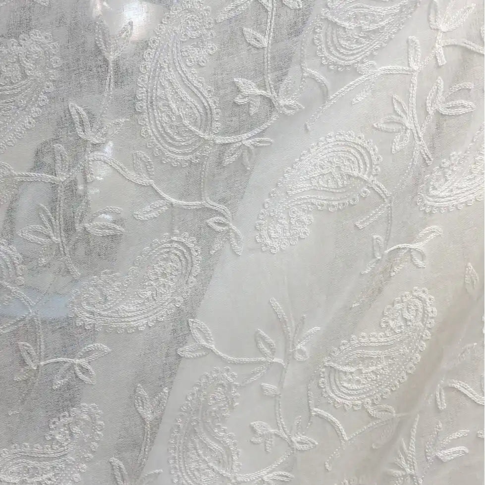 embroideredlinengauzefabricbytheyard