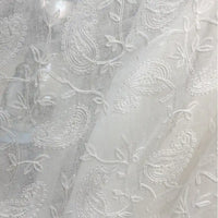embroideredlinengauzefabricbytheyard