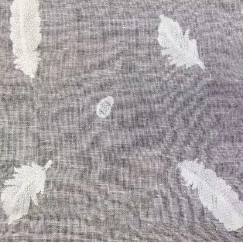 embroideredlinengauzefabricbytheyard
