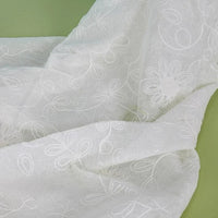 embroideredlinengauzefabricbytheyard