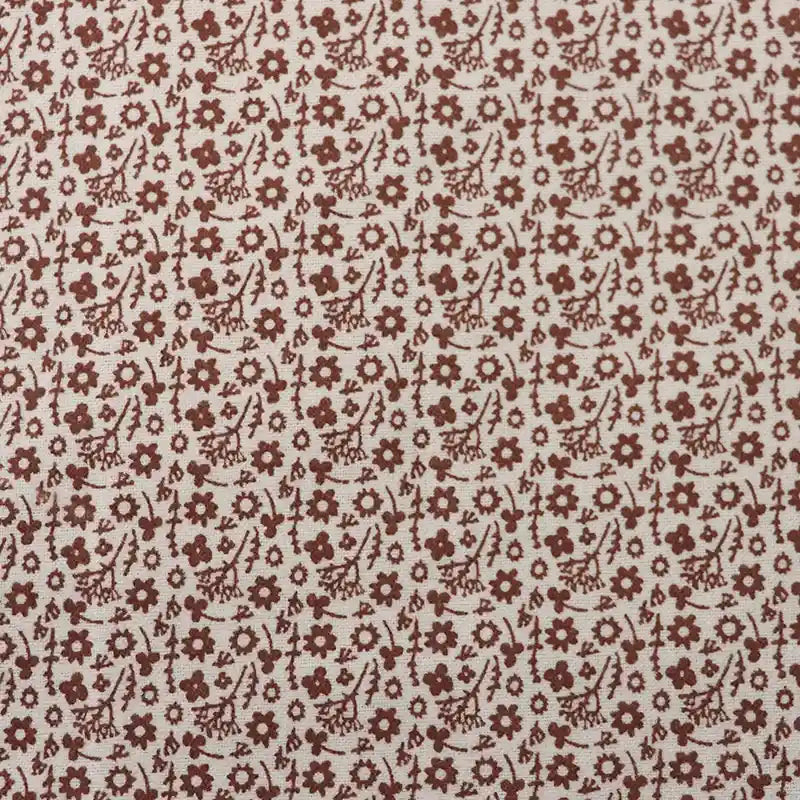 Floral Cotton Flannel Fabric By The Yard | Colorful Printed Fall Flannel Fabric Material | Dresses Clothes Sewing Craft Textile Cloth