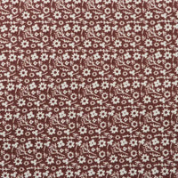 Floral Cotton Flannel Fabric By The Yard | Colorful Printed Fall Flannel Fabric Material | Dresses Clothes Sewing Craft Textile Cloth