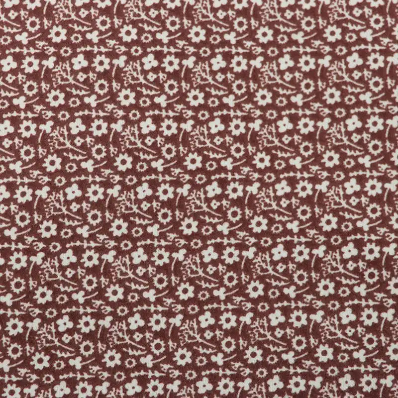 Floral Cotton Flannel Fabric By The Yard | Colorful Printed Fall Flannel Fabric Material | Dresses Clothes Sewing Craft Textile Cloth