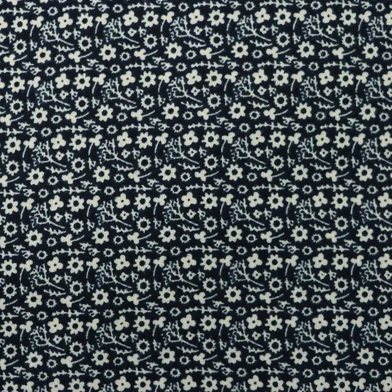 Floral Cotton Flannel Fabric By The Yard | Colorful Printed Fall Flannel Fabric Material | Dresses Clothes Sewing Craft Textile Cloth