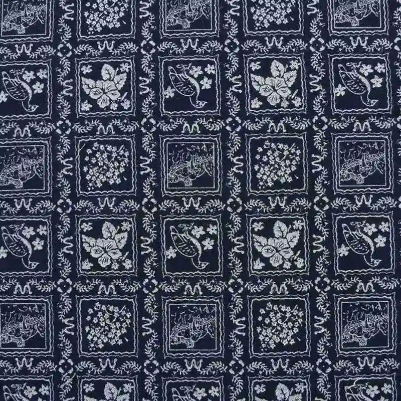 Floral Cotton Flannel Fabric By The Yard | Colorful Printed Fall Flannel Fabric Material | Dresses Clothes Sewing Craft Textile Cloth