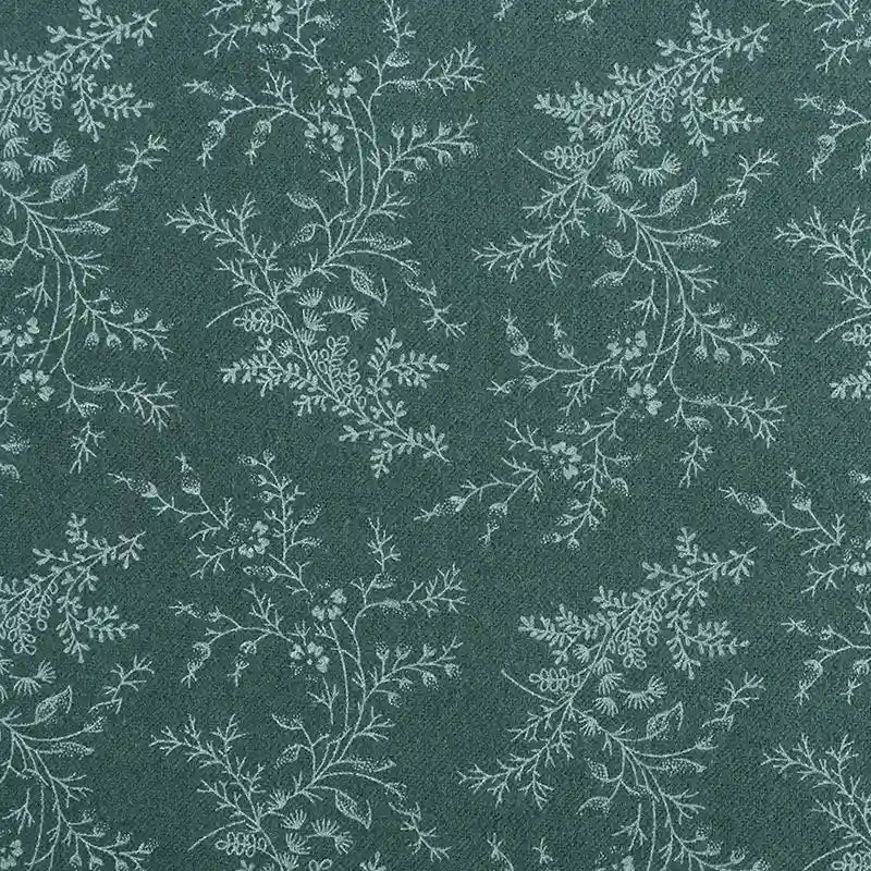 Floral Cotton Flannel Fabric By The Yard | Colorful Printed Fall Flannel Fabric Material | Dresses Clothes Sewing Craft Textile Cloth