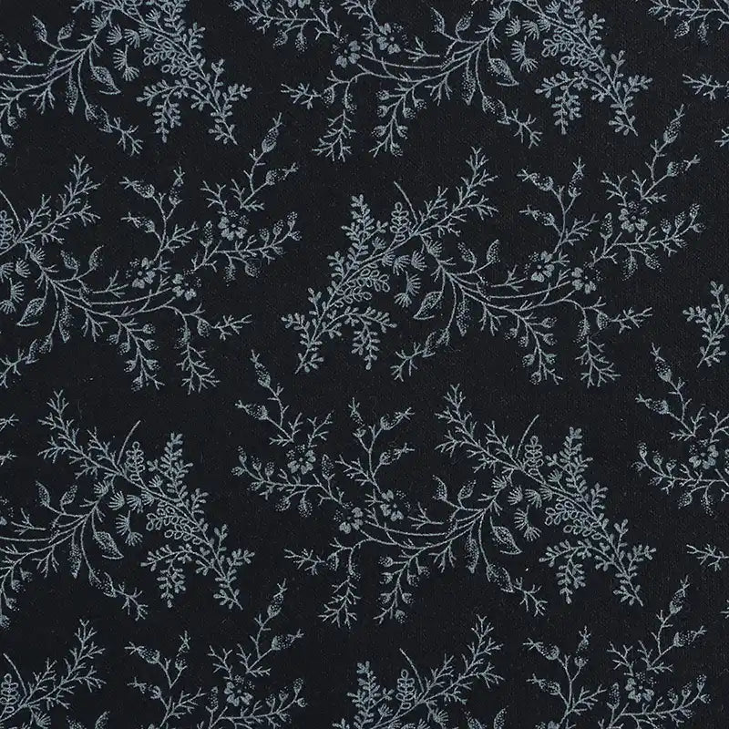 Floral Cotton Flannel Fabric By The Yard | Colorful Printed Fall Flannel Fabric Material | Dresses Clothes Sewing Craft Textile Cloth