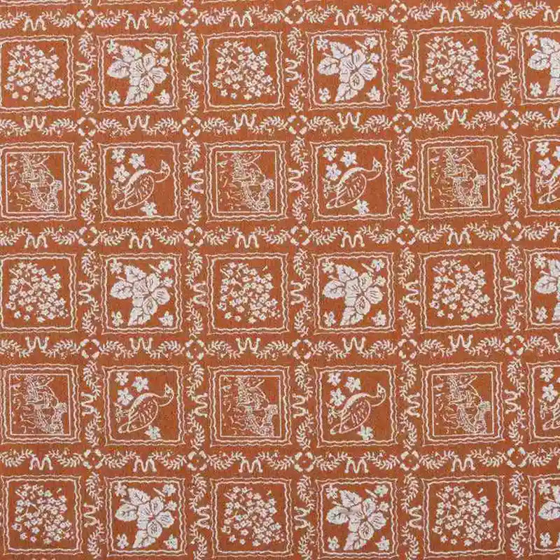Floral Cotton Flannel Fabric By The Yard | Colorful Printed Fall Flannel Fabric Material | Dresses Clothes Sewing Craft Textile Cloth