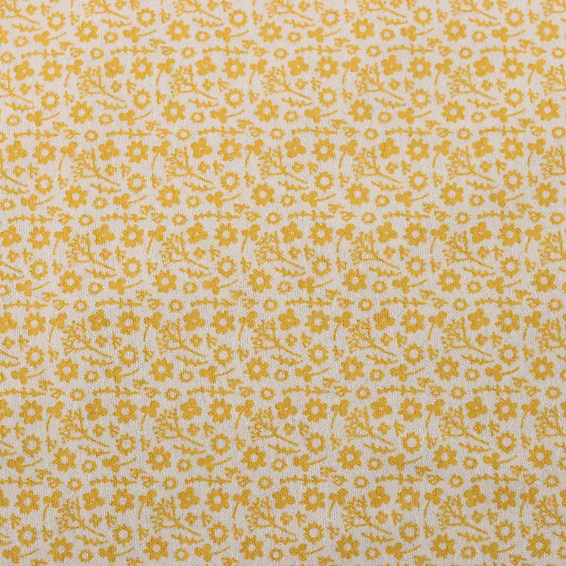 Floral Cotton Flannel Fabric By The Yard | Colorful Printed Fall Flannel Fabric Material | Dresses Clothes Sewing Craft Textile Cloth