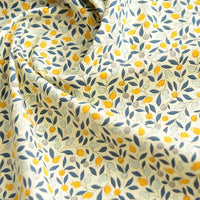 Floral Printed Poplin Fabric By The Yard | Flowers Cotton Poplin Textile Cloth | Lightweight Poplin Material
