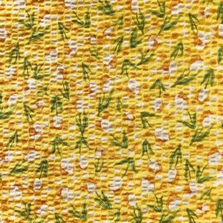 floralcottonseersuckerfabric
