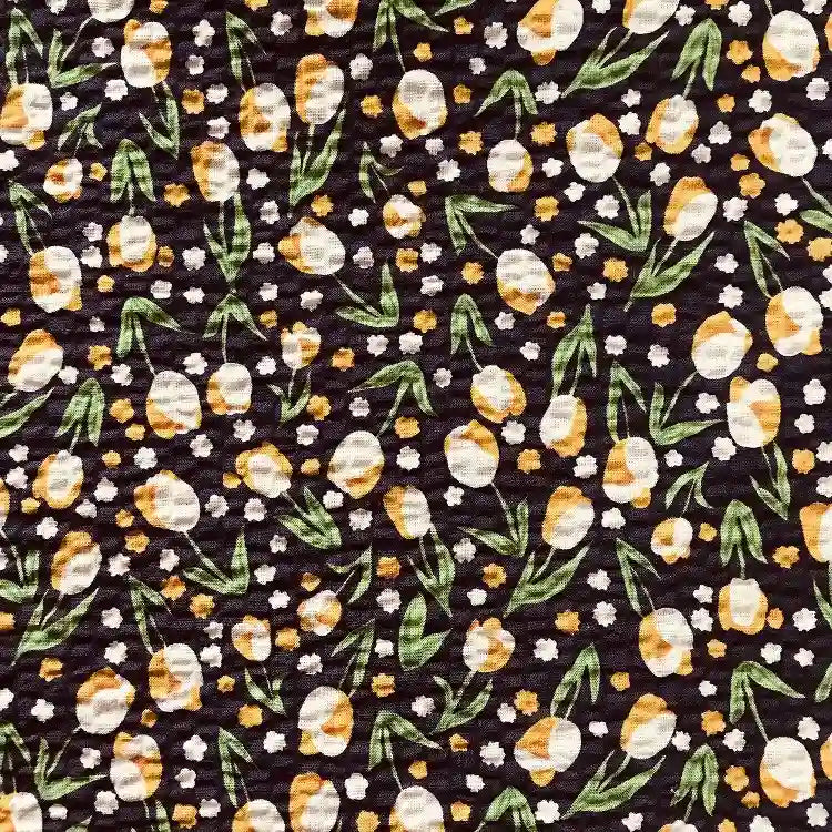 floralcottonseersuckerfabric