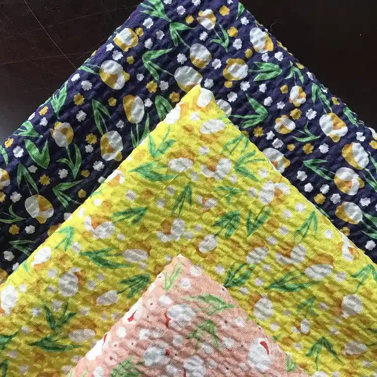 floralcottonseersuckerfabric