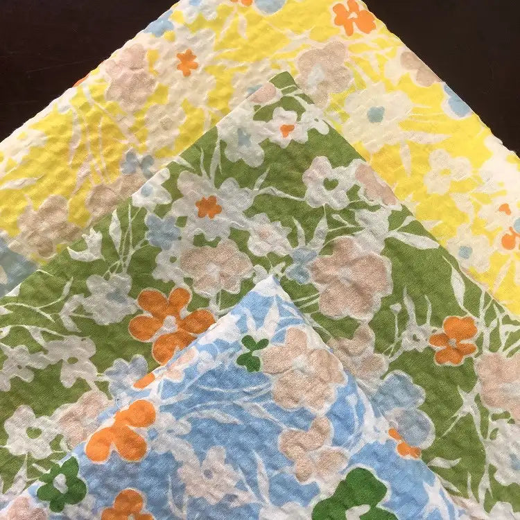 floralprintedseersuckerfabric