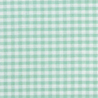 Gingham Poplin Fabric By The Yard | Plaid Cotton Lightweight Poplin Textile | 40s Woven Poplin