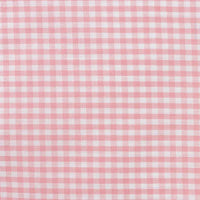 Gingham Poplin Fabric By The Yard | Plaid Cotton Lightweight Poplin Textile | 40s Woven Poplin