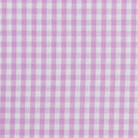 Gingham Poplin Fabric By The Yard | Plaid Cotton Lightweight Poplin Textile | 40s Woven Poplin