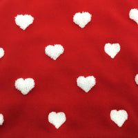 Longon Craft’s Heart Polar Fleece Fabric By The Yard features a 3D heart pattern on soft polyester fleece—ideal for cozy sewing or craft projects. Available by the yard.