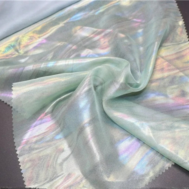 iridescentplainweavechiffonfabricbytheyard